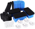 6 Sets of Upgraded Three-Stage Filtration Fish Tank Filter, Fit for AquaClear 50 Powerful Filters, Fish Tank Filter Replacement and Maintenance Kits for 20- to 50-Gallon Aquariums