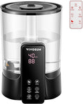 VIVOSUN 6L 2-in-1 Cool & Warm Mist Ultrasonic Humidifier with Essential Oil Box & Remote Control for Bedrooms, Offices, Plants, Dryness, and Skincare
