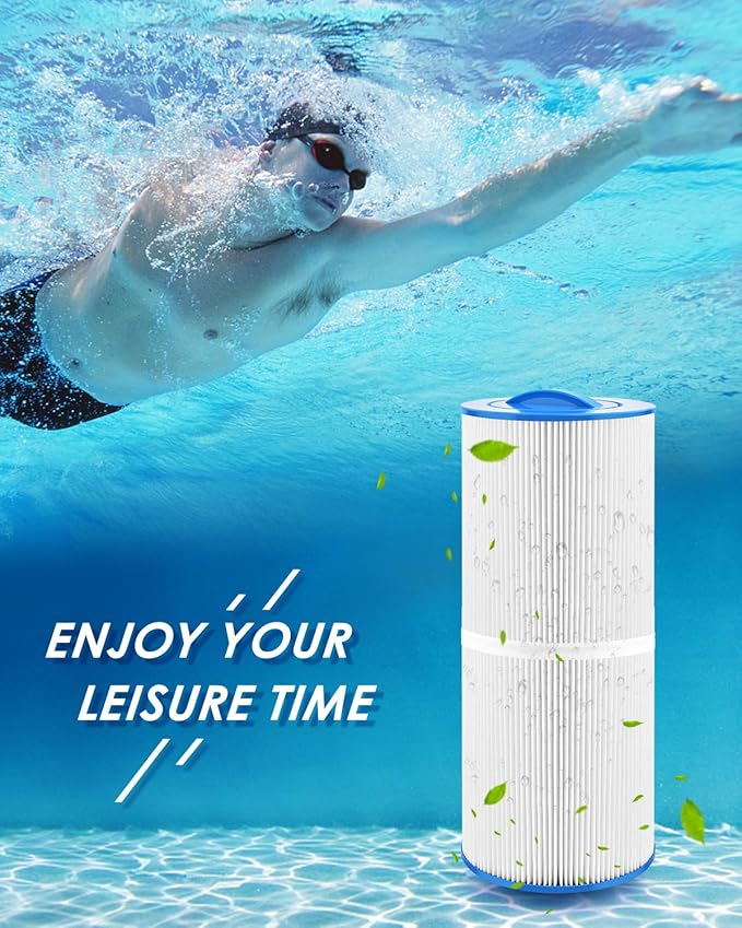 PACETAP Spa Filter Replaces for Unicel 6CH-960, 2 Pack Hot Tub Filter with Closed Handle(Not be Removed) Compatible with PJW60TL-F2S, Jacuzzi Filters J-300, J400, Filbur FC-2800, 6540-476, 6540-383