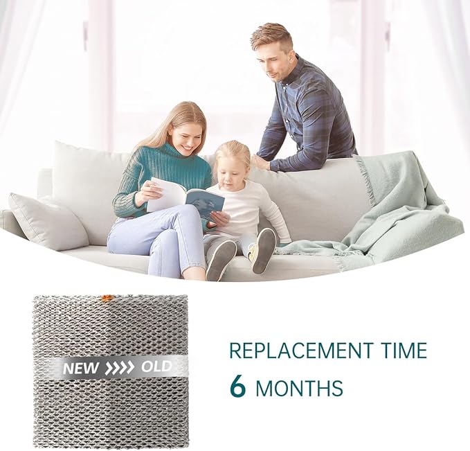 A10 Water Panel Humidifier Filter Replacement Compatible with AprilAire Whole-HouseHumidifier Models110 220 500 500A 500M 550 558 and HC22P Replacement Wicking Humidifier Filter 4 Packs