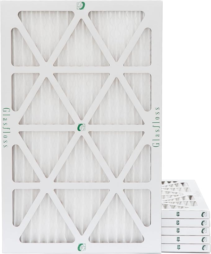 Glasfloss ZL 14x18x1 MERV 10 (FPR 5-6) AC Furnace Air Filters. (Box of 6). Actual Size: 13-1/2 x 17-1/2 x 7/8