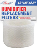 LifeSupplyUSA Humidifier Filter Replacement Wick Filter E Compatible with Honeywell Quietcare HCM-6009, HCM-6011i, HCM-6012i, HCM-6013i, HC-14, HW-14