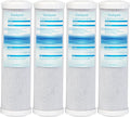 Geekpure 10 Inch Carbon Block Replacement Filter Cartridge for RO Water Filtration System -2.5" x 10" -5 Micron-Pack 4