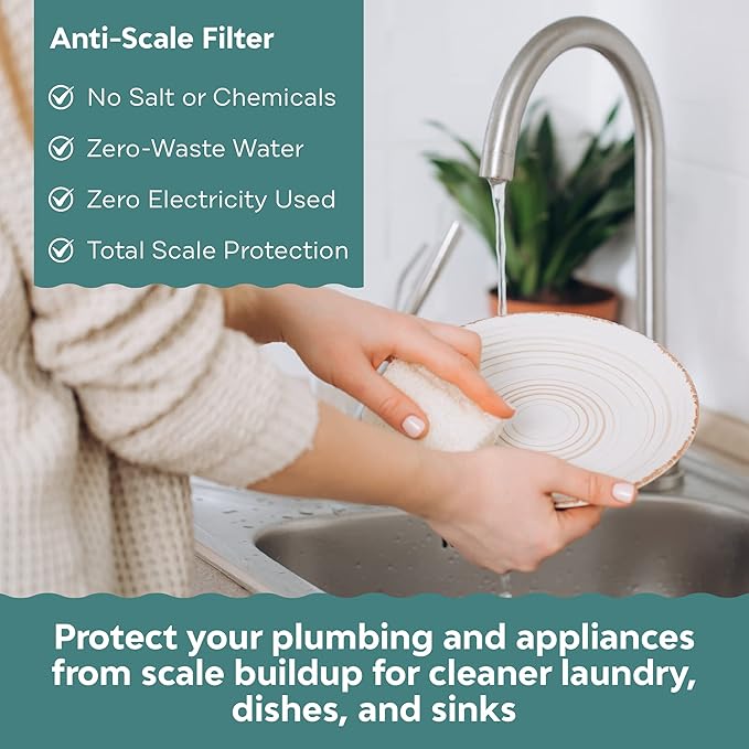 Applied Membranes Inc. Water Descaler for Tankless Water Heater and Whole-House Scale Protection