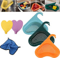 Faucet Hanging Filter Basket for Kitchen Sink, Faucet Hanging Filter Basket, Kitchen Sink Drain Basket Swan, Multifunctional Drain Basket for Kitchen Drain Strainer (3 Pcs C)