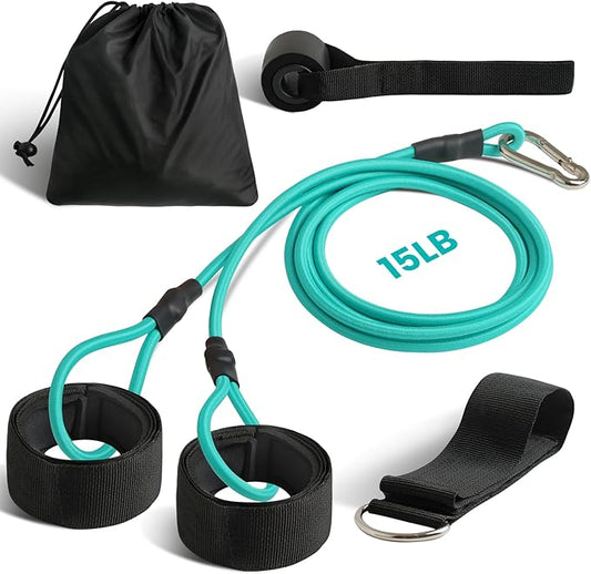 Baseball Pitching Resistance Bands - 15/30 Lb Softball Pitching Trainer, Resistance Bands for Arm Strength, Ideal for Training, Warm-Ups & Beginner Learning-FlexoryFit