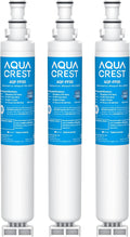 AQUA CREST 4396701 Replacement for Kenmore 9915, 469915, Whirlpool EDR6D1, WF293, RWF2000A, LC200V, SGF-W10, L200V, RWF1021, Filter 6, WFL200, 4396702, 3 PACK