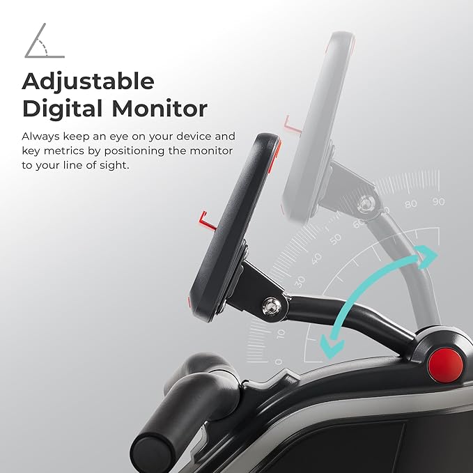 Sunny Health & Fitness Flip & Foldable Rowing Machine for Home w/Extended Slide Rail, Full-Body Workout, Low-Impact, Optional Extra Long Rail, Quiet Rail Cover, Water Motion and Free SunnyFit App-FlexoryFit