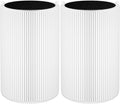 2 Pack Blue Pure 411 Filter Replacement Compatible with Blueair Blue Pure 411 Genuine, 411+, 411 Auto and MINI Air Purifiers, H13 True HEPA Filter, Particle and Activated Carbon by Funmit
