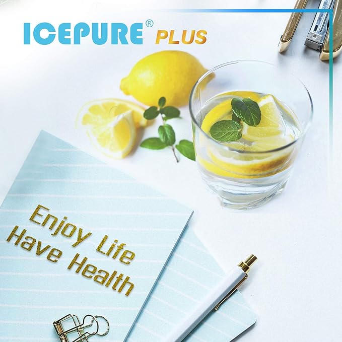 ICEPURE PLUS 46-9690 NSF/ANSI 53 Certified Replacement for LG LT700P ADQ36006101, Kenmore Elite 9690 ADQ36006102, LFX28979ST, RWF1200A, LFX25978ST, LFXS30766S Refrigerator Water Filter,4PACK