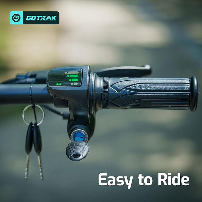 Gotrax S3 Electric Bike, 16x3.0 Fat Tire Electric Bicycle Adults, 750W Peak Motor, Max Range 25 Miles, Up to 20 Mph, Removable Battery, Adjustable Seat, Folding Electric Bike for Adults/Teens 13+