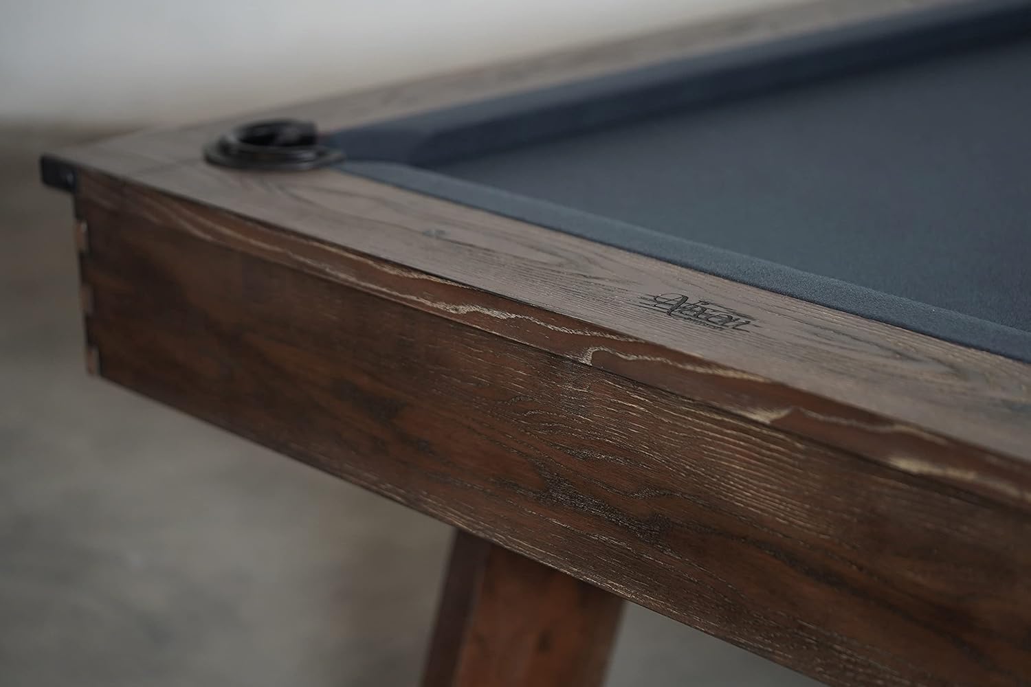 Nixon Billiards - Hunter Slate Billiard Pool Table (Wood Leg) - Brushed Walnut - 8FT - White Glove Installation