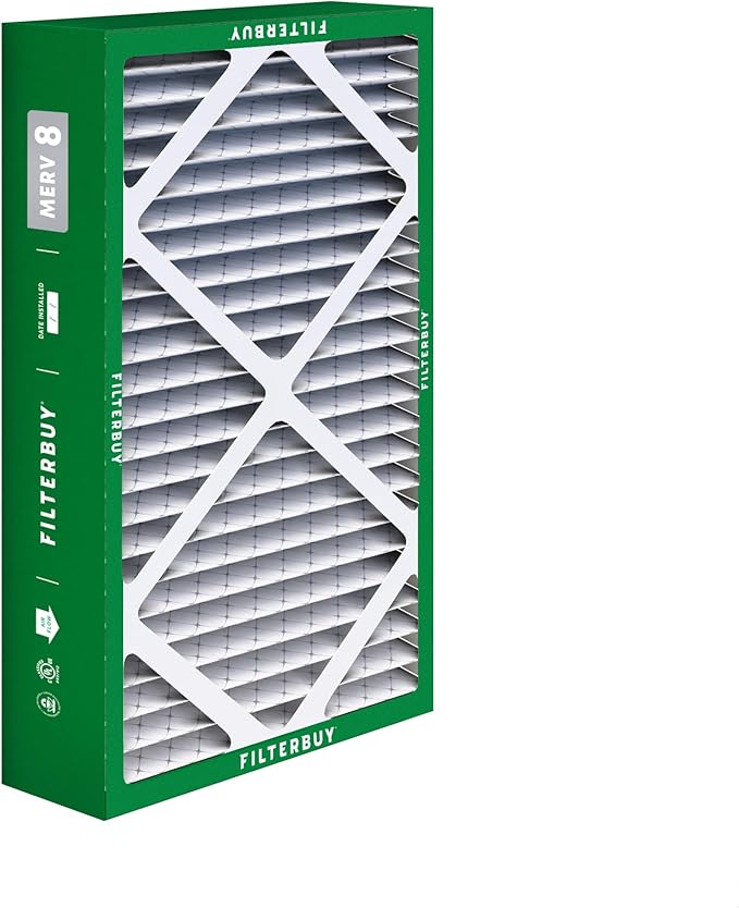 Filterbuy 16x26x5 Air Filter MERV 8 (MPR 700) Dust Defense (4-Pack), Pleated HVAC AC Furnace Filters for Electro-Air, Emerson, White Rodgers, & Comfort Plus (Actual Size: 16.00 x 25.75 x 4.88)