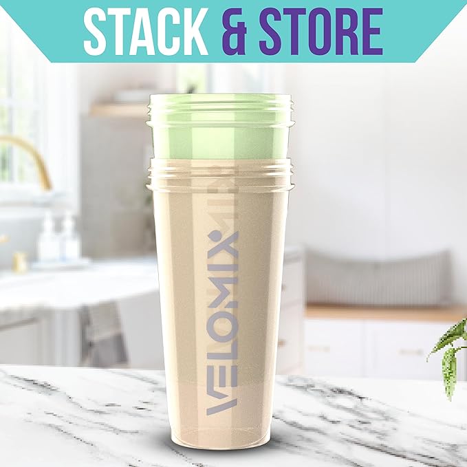 '-2 Pack- 28 oz Protein Shaker Bottles for Protein Mixes - 2x Wire Whisk | Leak Proof Shaker Cups for Protein Shakes | Protein Shaker Bottle Pack | Shakers for Protein Shakes-Soft Combo-FlexoryFit