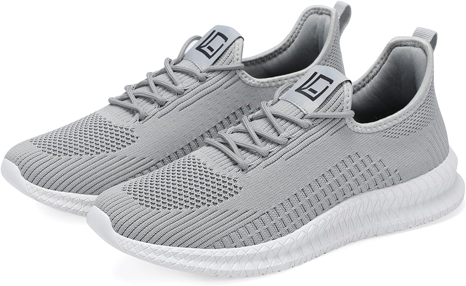 LCGJR Men's Running Shoes Ultra Lightweight Breathable Comfortable Walking Shoes Casual Fashion Sneakers Mesh Workout Shoes