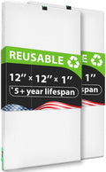 REair 12x12x1 Air filter Pro Kit, Washable and Reusable Air Filter 12x12x1 by Reair