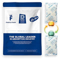 Dry & Dry Mixed Silica Gel Packets - Food Safe Rechargeable Desiccants Packs - Orange Indicating(orange to Dark Green) (100 Gram, 10 Packs)
