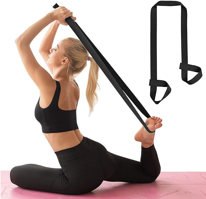 ZOOEASS Yoga Mat Strap, Adjustable Durable Yoga Mat Carrier & Stretching Strap, Multiple Color Choices-FlexoryFit