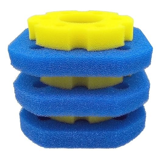 Replacement Sponge Filter Media Pad for Polar Aurora CPF-250, CPF-180, 10000L Pressure Pond Filters, Compatible with VIVOHOME/VIVOGROW 2380 GPH/2630 GPH, Goplus 10000 L/H Aquarium Filter Sponge Foam。