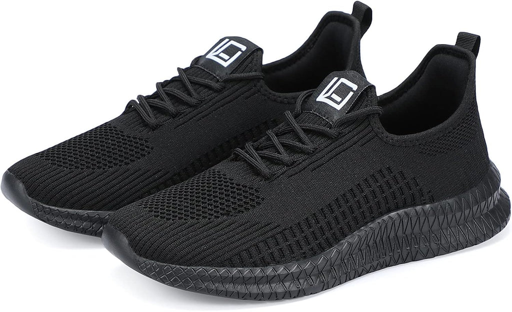 LCGJR Men's Running Shoes Ultra Lightweight Breathable Comfortable Walking Shoes Casual Fashion Sneakers Mesh Workout Shoes