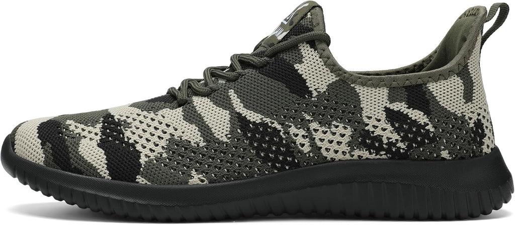 VAMJAM Men's Running Shoes Ultra Lightweight Breathable Walking Shoes Non Slip Athletic Fashion Sneakers Mesh Workout Casual Sports Shoes