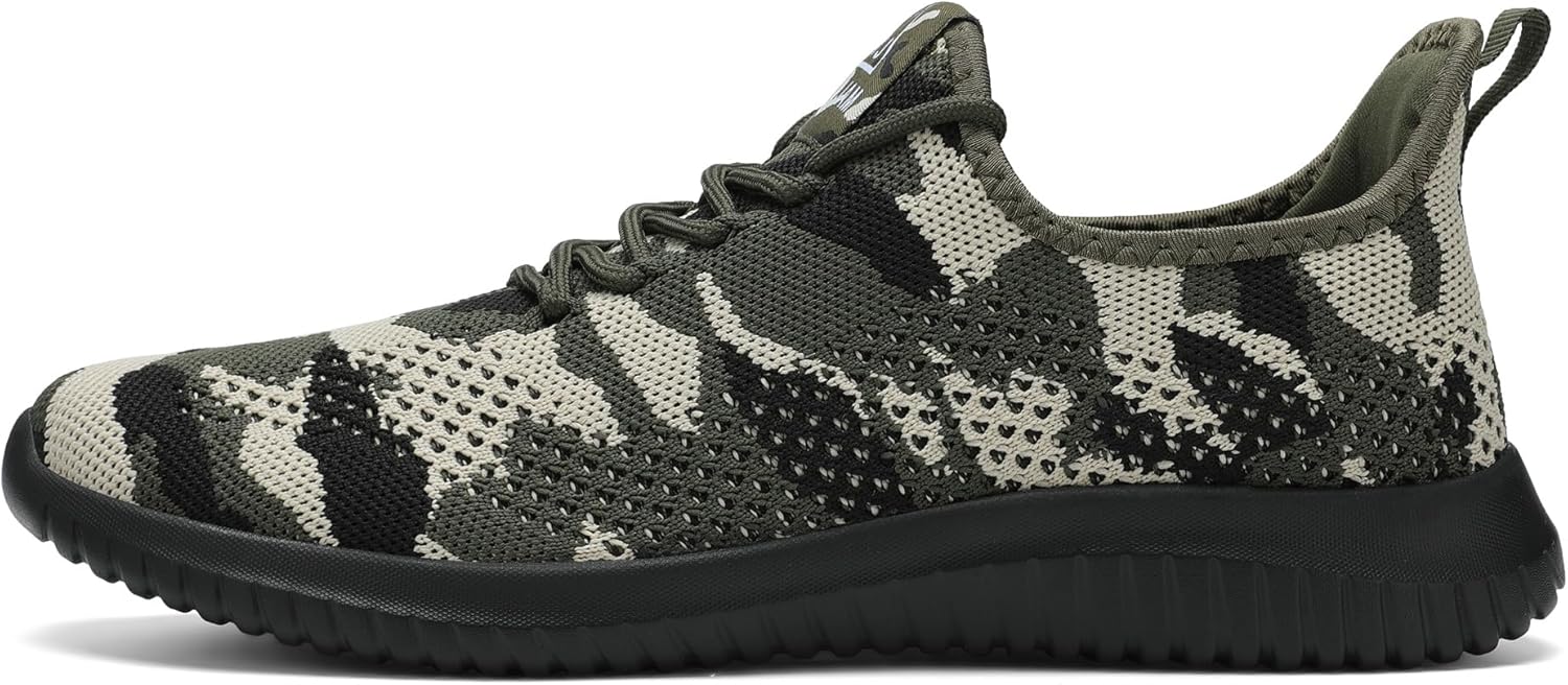 VAMJAM Men's Running Shoes Ultra Lightweight Breathable Walking Shoes Non Slip Athletic Fashion Sneakers Mesh Workout Casual Sports Shoes