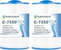 Spa Filter Compatible with Caldera 50, Caldera Spas, Unicel C-7350, 1019401, 73532, PCD50N, FC-3963, 50 sq.ft hot tub Filter, 2 Pack