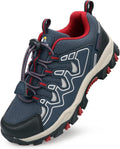 Boys Girls Hiking Trail Shoes Waterproof Slip Resistant Outdoor Trekking Walking Running Sneakers(Little/Big Kids)