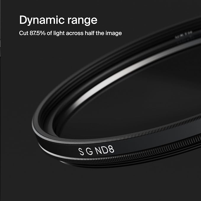 Urth 95mm Soft Graduated ND8 Lens Filter — 3-Stop, Ultra-Slim 20-Layer - Image 4