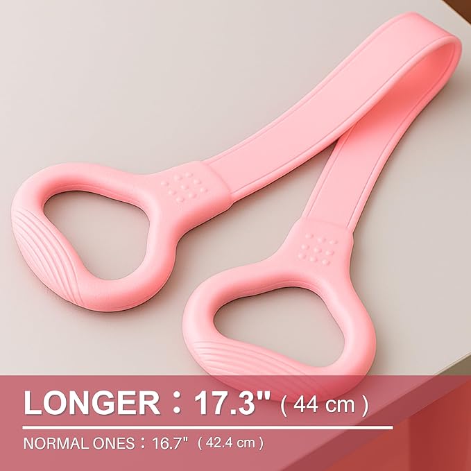LEZER Figure 8 Resistance Band, Fitness Elastic Rope, Execrise Workout for Arm, Back, Chest and Shoulder, Yoga, Pilates, Stretching, Physical Therapy Equipment-FlexoryFit