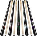 Pool Cue, 58" Billiard Cue Stick 2-Piece 13mm Maple Wood Pool Cue Stick 18 19 20 21oz for Bar House Pool Table Sports
