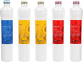 Watts Premier Annual RO Pure 5-Pack Filtration Kit for Pure Plus/Zero Pure Plus Reverse Osmosis System, Push Button Water Filter Replacement, 2 Sediment Filters, 2 Carbon Pre-Filters, 1 Post-Filter