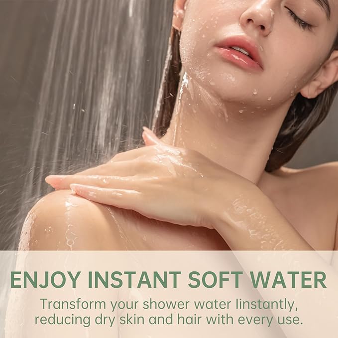 Universal Shower Filter Replacement Cartridge, 6 Pack 20 Stage Shower Head Filter for Hard Water, Microporous Pressurization High output Water Filter Compatible Similar Design, 10000 Gallons 3 Month