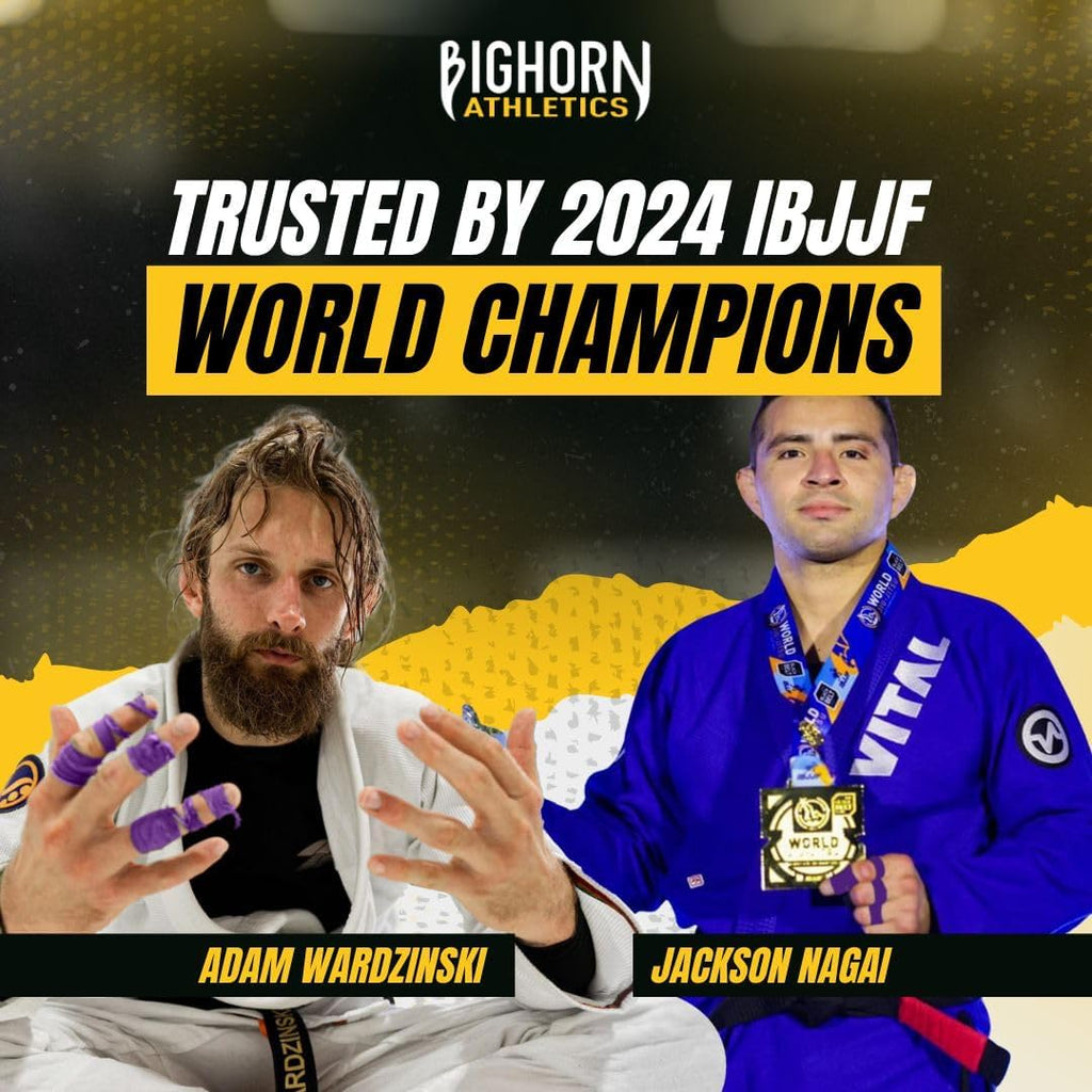 Bighorn Athletics Jiu Jitsu Finger Tape | Residue-Free Athletic Finger Tape for Sports & Injuries: Rock Climbing, Volleyball, Football, Basketball, Hands & Toes | 0.3-Inch x 45-feet, 8-Rolls, Purple