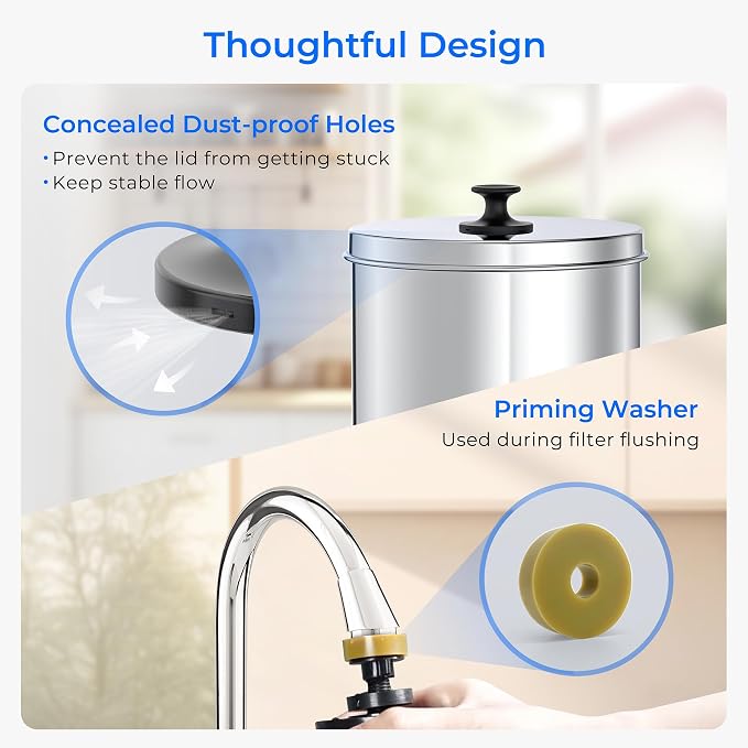 Waterdrop TK-AB-FS Gravity Water Filter System, - Image 7