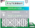 Filterbuy 10x10x2 Air Filter MERV 8 (MPR 700) Dust Defense Replacement (2-Pack), Electrostatic Pleated HVAC AC Furnace Filters, Made in USA (Actual Size: 9.50 x 9.50 x 1.75)