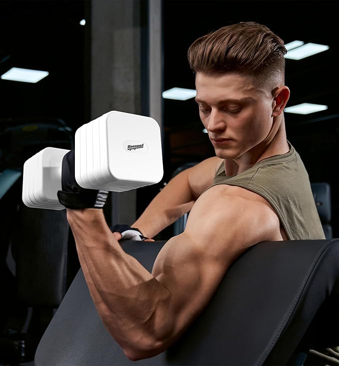 15LB 20LB 50LB Adjustable Dumbbell Set Free Weights Dumbbells Set for Women Men Hand Weights Sets Adjust Dumbbell Weight Sets for Home Gym Exercise Workout Strength Training Equipments-FlexoryFit