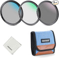 NEEWER 72mm UV/CPL/ND Lens Filter Kit, UV Protection + Circular Polarizing + by Neewer