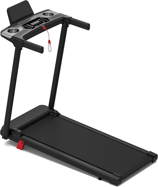 Portable Treadmill with Incline, 3.0HP Walking Pad with Handle Bar, 3-in-1 Foldable Treadmill for Home Office Small Space with Quiet Brushless, 300 LBS Capacity-FlexoryFit