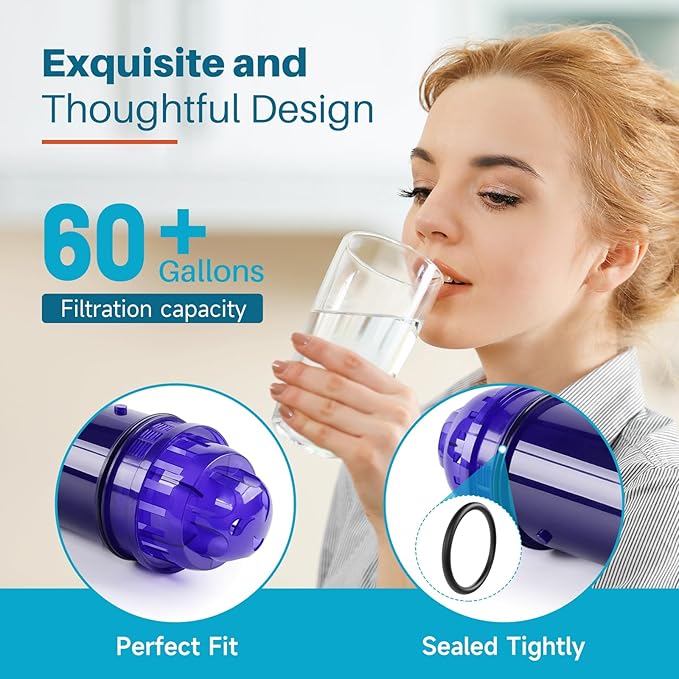 ICEPURE PPF001 Pitcher Water Filter Replacement for Pur CRF950Z, PPF951K, PPT700W, CR-1100C, DS-1800Z, CR-6000C, PPT711W, PPT711, PPT710W, PPT111W, PPT111R Pitchers and Dispensers,4PACK