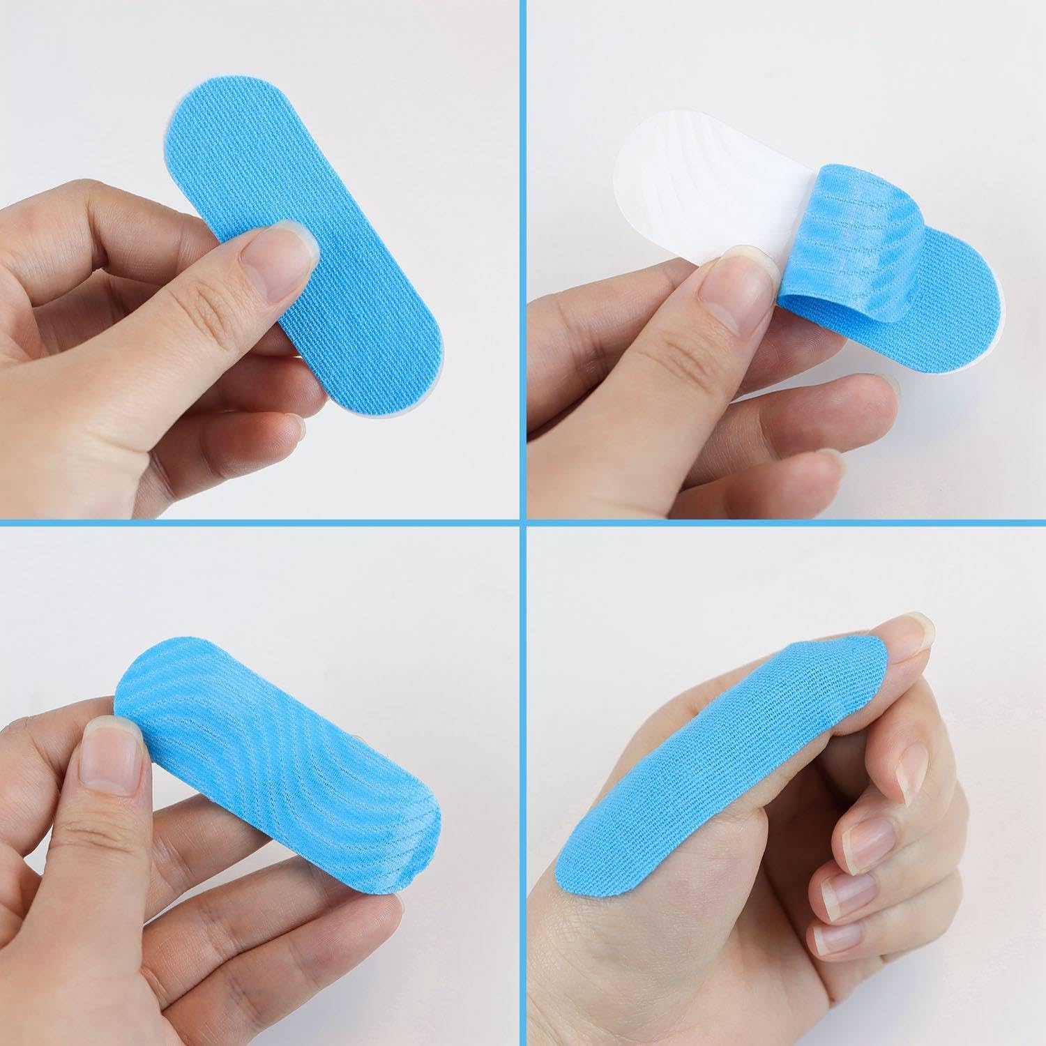 40 Pcs Bowling Thumb Tape Elastic Bowling Finger Tape Protective Performance Tape for Bowlers Sport Tape for Bowling Finger Protection Bowling Finger Protector Bowling Accessories for Men Women (Blue)