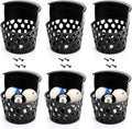 6 Pack Pool Table Pockets, Heavy Duty Billiard Set Including 4 Corner and 2 Side Pockets