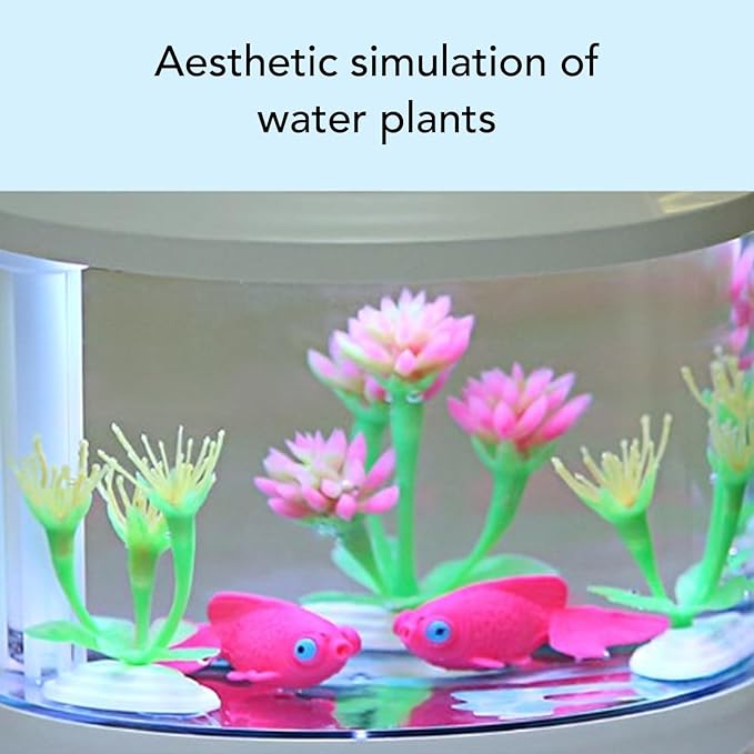 Mini Micro Landscape Humidifier - Ultra Quiet USB Essential Oil Aromatherapy Diffuser for Car, Bedroom & Study Room - 460ML Capacity (Blue)