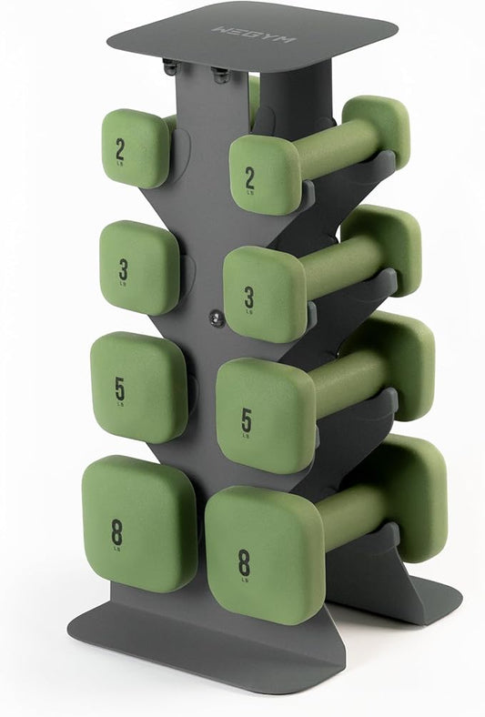 SafeGrip Dumbbells, Anti-Slip, Anti-Roll, Thick Handles, Free Weights, Square Dumbbells for Secure Workouts at Home, Weightlifting, and Personal Training-FlexoryFit
