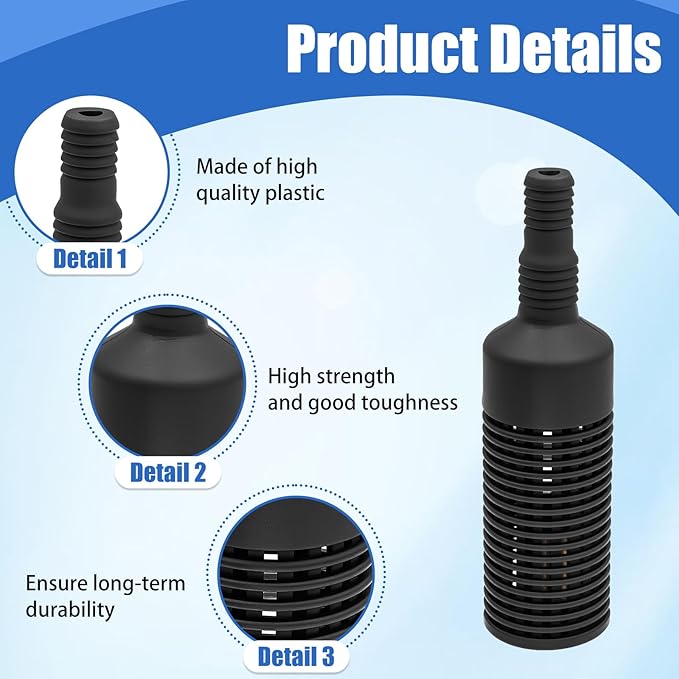 75172 Pressure Washer Siphon Hose Filter for 1/4-Inch and 3/8-Inch Hoses - 4 Pcs