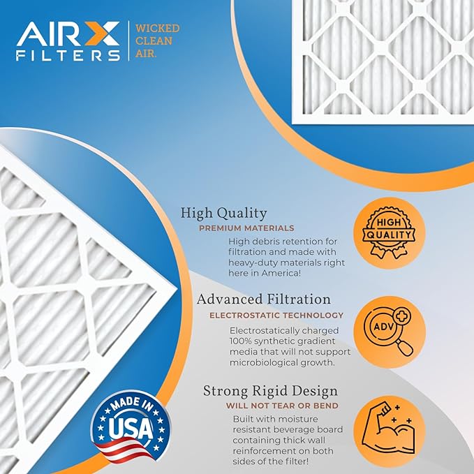 AIRX FILTERS WICKED CLEAN AIR 18x20x1 MERV 11 Electrostatic Pleated Air - Image 4