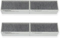 PUREBURG Replacement Filters Compatible with Blueair Cabin P1/P2i/P2iD Car Air Purifier,2-Pack High-efficiency HEPA + Activated Carbon Air Clean Dust VOs
