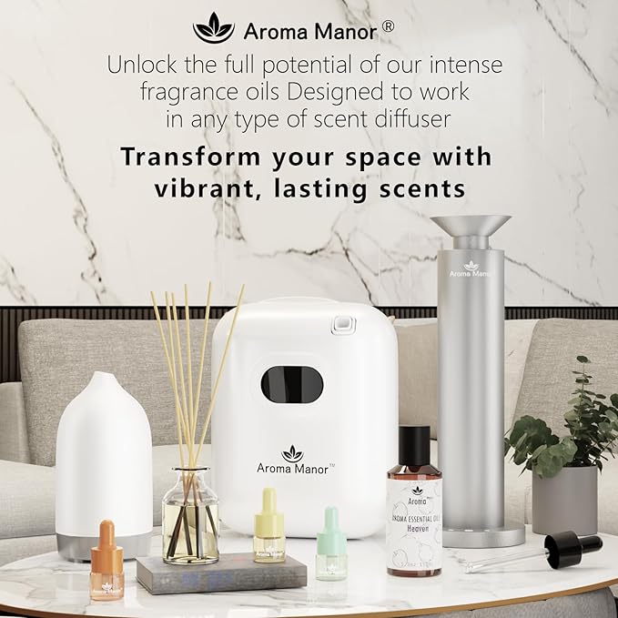 Aroma Essential Oil Blend - Nile Breeze | Inspired by JW Marriott Hotel Scent | Hotel Fragrance Oil for Diffuser Machines | Citrus, Jasmine & Cedarwood | Aromatherapy Oils for Large Rooms | 5.3 fl oz