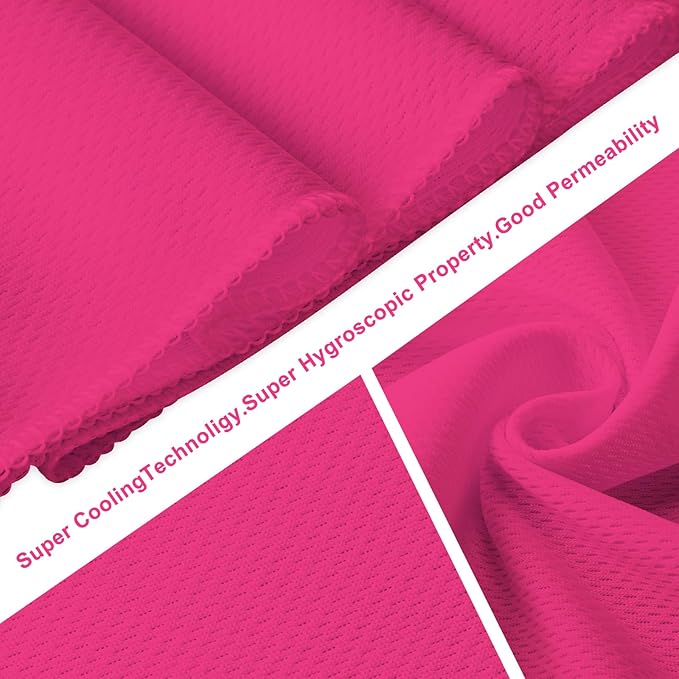 Honoson Cooling Towel Bulk - Neck & Face Cool Chilly Towels Microfiber Breathable Sport Sweat Rag for Gym, Yoga, Travel, Camping, Running, Outdoor-FlexoryFit