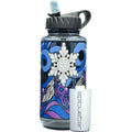 Epic Water Filters Nalgene OG Water Bottle with Filter, USA Made, BPA Free, Removes 99.99% Tap Water Contaminants, Forever Chemicals, POW Art, 32 oz